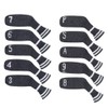 Scott Edward 10Pcs Golf Iron Headcover Set Washable & Durable