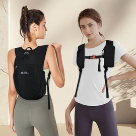 HIGH EXPERIENCE Hiking Backpack 10L/15L Small Daypack Lightweight Packable Travel Foldable Water Resistan for Women Men (Black, 15L)