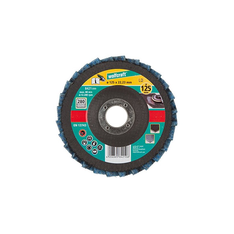 wolfcraft Fibre Lamellar Flap Disc I 8421099