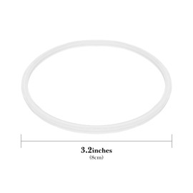 Linkidea 6 Pcs Blender Replacement Parts, Silicone Gasket Exact Fit Lid & Changing Tool Kits, Compatible with Magic Bullet MBR-1101 250W, Mixer Accessories (White)