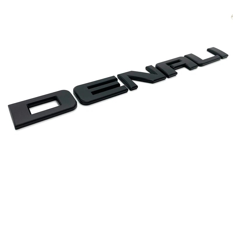 AutoTattoo Denali HD Side Door Tailgate Letter Nameplate Emblem Badge