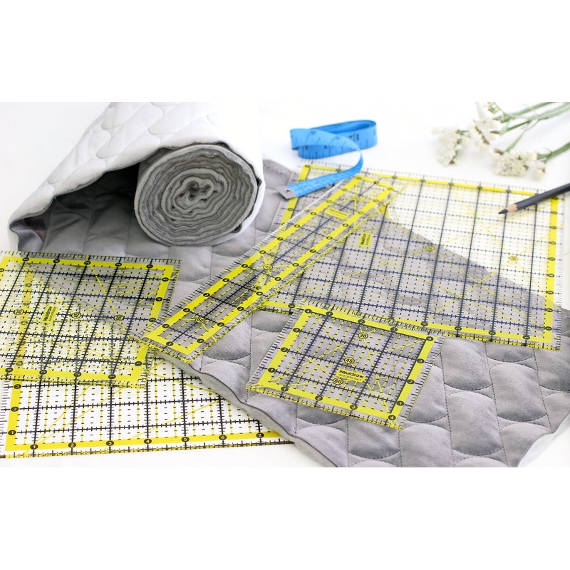 Liquidraw Quilting Ruler 8.5" x 12" Acrylic Imperial Patchwork Rectangle