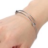10Pcs Stainless Steel Bangle 1.6mm Adjustable Expandable Coil Bracelet DIY