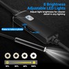 Endoscope Camera with Light,1920P HD Borescope with 8 Adjustable LED