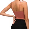 Lemedy brasier deportivo acolchado para mujer, playera sin mangas de