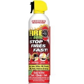 Max Pro Fire Gone 5-in-1 Compact Fire Extinguisher for Car Grease and Electrical -2 PACK