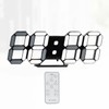 KOSUMOSU Digital Clock, Wall Clock, LED Table Clock, Auto Brightness,