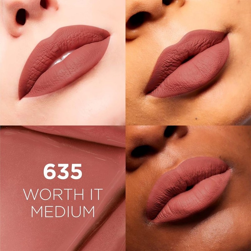 L'Oréal Paris, Infallible Matte Resistance Nudes, Labial Líquido Mate Larga