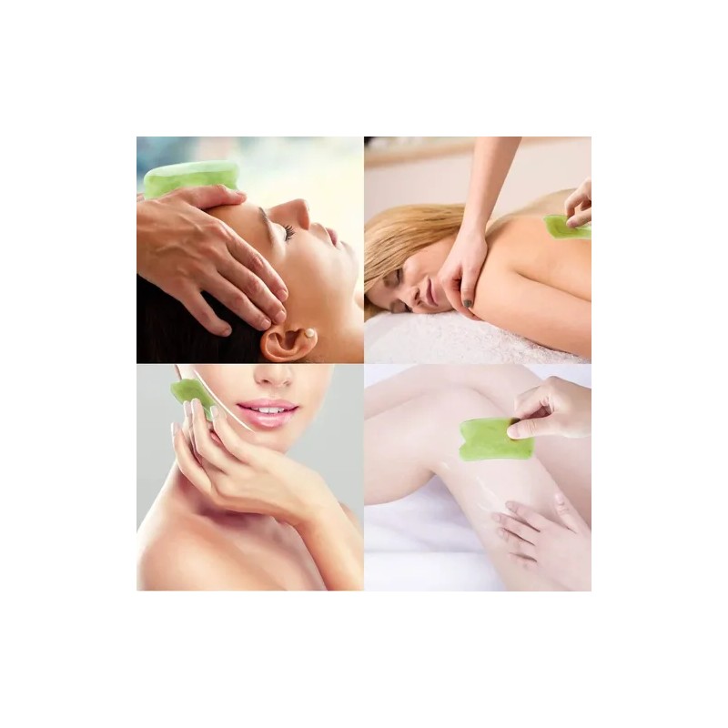 Set De 7 Piezas Gua Sha Para Masajear Relajar Facial