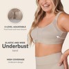 Leonisa Posture Corrector Front Fasten Bra for Women - Multifunctional