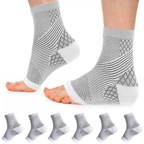 3 Pair Neuropathy Socks for Women Men, Functional Socks for