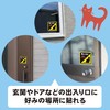 Attention to Opening and Closing Sticker Seal Cats are Present