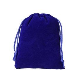 JUFO 12 Pieces Velvet Jewellery Pouches, Multi-Size Drawstring Gift Bags for Jewelry, ID Cards, Passports, Wedding, Party, and Anniversary Packaging(Royal Blue, 9x12cm-3.5"x4.5")