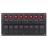 Boat Marine Car Rocker Led Panel Switch with Breakers 8