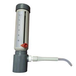 RANJOVER Lab Bottle Top Dispenser Economic Semi-Automatic Liquid Dispenser Sleeve Type 5-25 Ml Adjustable Liquid Adder Easy Install Easy to Use