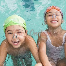 The Ondam Swimming Nose Clip for Adults and Children Adult Swimming Nose Clip White 4ea