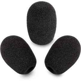 LEFXMOPHY Mic Foam Replacement for Razer Kaira/Kaira X/Barracuda X/Kraken V3 Pro Gaming Headset Microphone Pop Filter Cover, 3pack Windscreen
