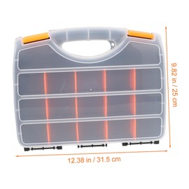 Operitacx 1pc Multi-grid Storage Container Removable Divider Box for Organizing Small Items Practical Tool Organizer for Crafts Accessories and Household Sundries
