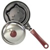 Nagao Mini Fried Egg Cat, Diameter 4.7 x 10.2 inches