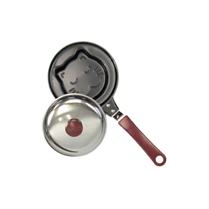Nagao Mini Fried Egg Cat, Diameter 4.7 x 10.2 inches