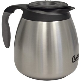 Wilbur Curtis Thermal Dispenser Seamless Pourpot, 64 Oz, Ss Exterior/Liner, Brew-Thru Lid - Commercial Airpot Pourpot Beverage Dispenser - CLXP6401S100 (Each)