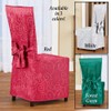 Collections Etc Scroll Patterned Elegant Dining Chair Cover - Fancy