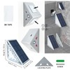 TOTHDATE 2PCS Solar Step Lights Warmwhite Light, Solar Stair Light