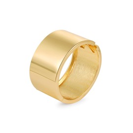 AYWFCBF Bangle Bracelets for Women | Statement Chunky Cuff Bracelet | Trendy Hinged Wide Gold Bangles | Arm Cuff Jewelry for Women