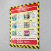 Yellow Safety - Workplace Safety Poster - Non-Lamintated, 12 x