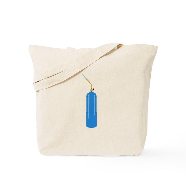 CafePress Propane Torch Tote Bag Reusable Natural Beige Canvas Shopping