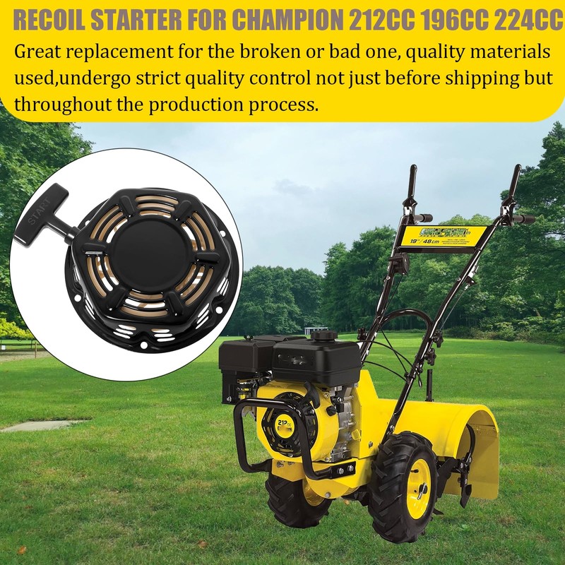 Recoil Starter for Champion 212cc 196cc 224cc Pull Start Assembly