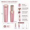 Lipstick Electric Facial Hair Remover for Women & Men –