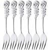 Takakuwa Metal 519293 Rose Cutlery, Himefork, Set of 6
