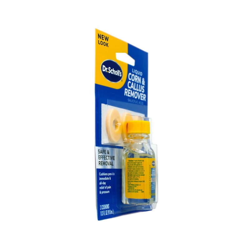 Dr. Scholl's Corn/Callus Remover Liquid 0.33 oz. (Pack of 4)