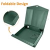 HUA JIE A4 Storage File Boxes Plastic Archives Cases with
