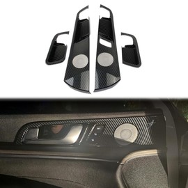 Korlot Carbon Fiber Style Interior Door Handle Cover Trim Accessories for KIA K5 EX/GT 2021-2026