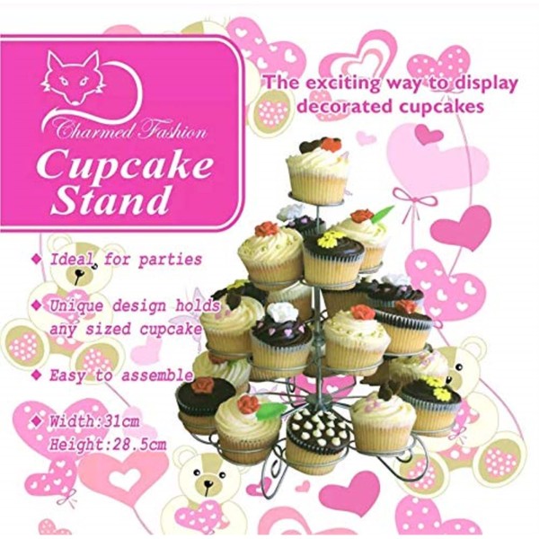 Charmed 4 Tier Cupcake Stand Holds 23 Cupcakes