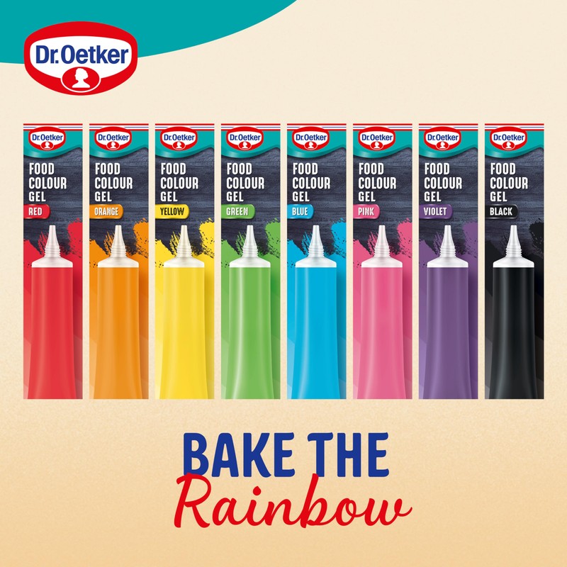Dr. Oetker Red Food Colour Gel, 6 x15ml