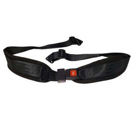 Wheelchair Padded Seat Belt Auto Style Metal Buckle Positioning Belt (Medium) Fits Most Newer Medline, Drive, E&J, ALCO and Other Manual Wheelchairs & Invacare, Sunrise Medical and Power Wheelchairs