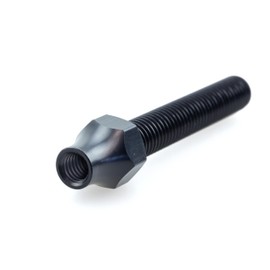 Kijima 217-5025 Motorcycle Turn Signal Shaft Extension for Nano Stay Extension 0.6 inch (15 mm) Aluminum Black Anodized