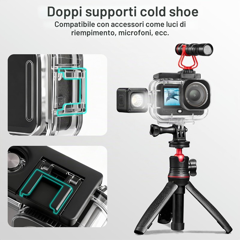 FitStill DJI Action 6 - Kit completo da immersione per