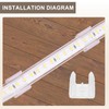 MECCANIXITY LED Neon Mounting Clips Holder, Mounting Bracket Support Fixing