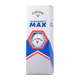 Callaway Golf Balls SUPER SOFT MAX Ball Sleeves (Pack of 3) (White/FF/Men's)
