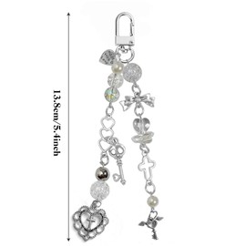 SLYB Cute Bag Charms Purse Charms Y2K Keychain Accessories for Keychain Purse Handbags Keyring for Women Girls