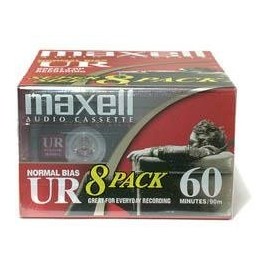 Maxell Normal Bias Audiocassette Multi-Pack UR-60/8