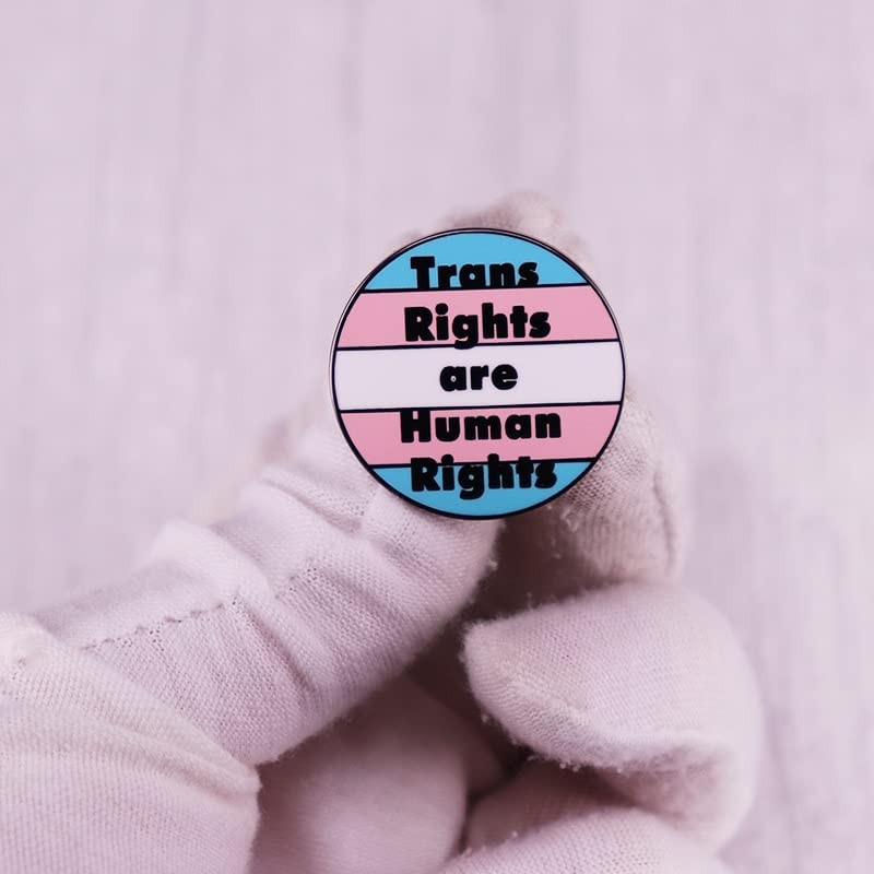 Support Trans Rights Enamel Pins - Protects Trans Kids and