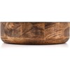 ARAMBH Whitewash & Burnt Mango Wood Fruit Bowl – Handmade