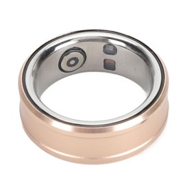 Annadue Smart Ring Sleep Tracker Fitness Tracker Ring NFC Multifunctional Ring IP68 Waterproof Bluetooth Health Smart Ring With Thermometer, Step Counter, Camera Remote (Gold)