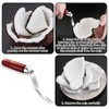 DAWZMR 3 PCS Coconut Opener Tool Set, Stainless Coconut Meat