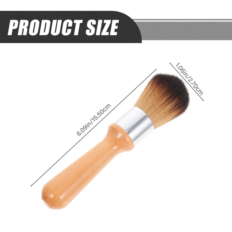 minkissy Wooden Handle Cleaning Brush Soft Bristles 1 pack